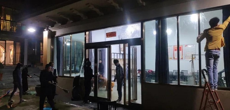 【我们.长友理】蚌埠市美容美发行业协会动员集体大扫除,召开党员会议